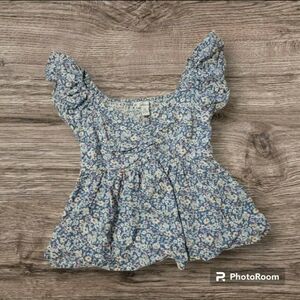 Japna xs blouse floral blue
